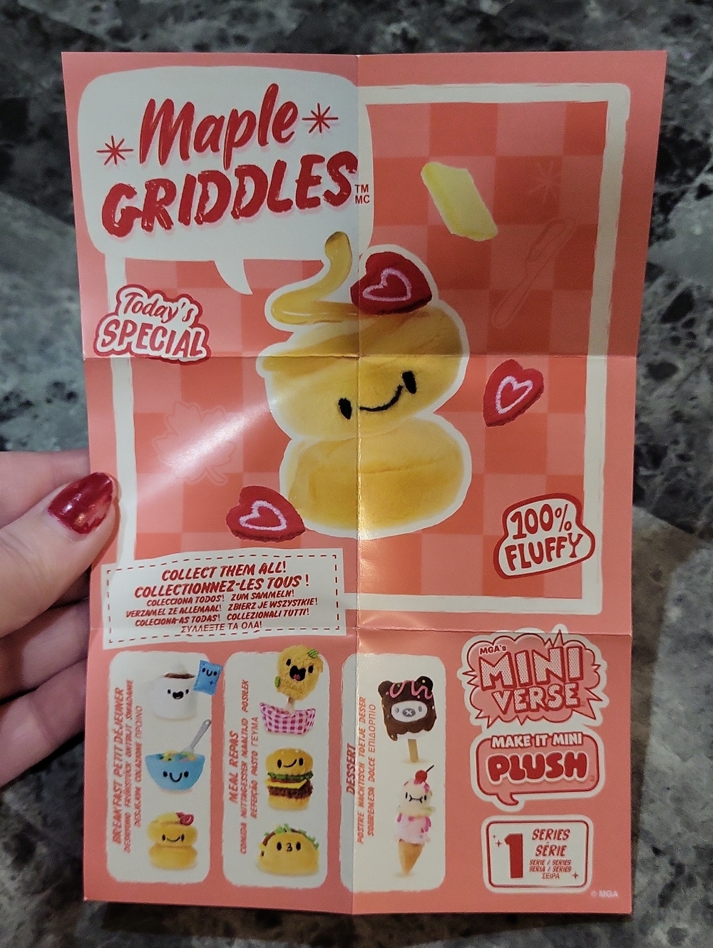 Miniverse Make It Mini Plush Maple Griddles